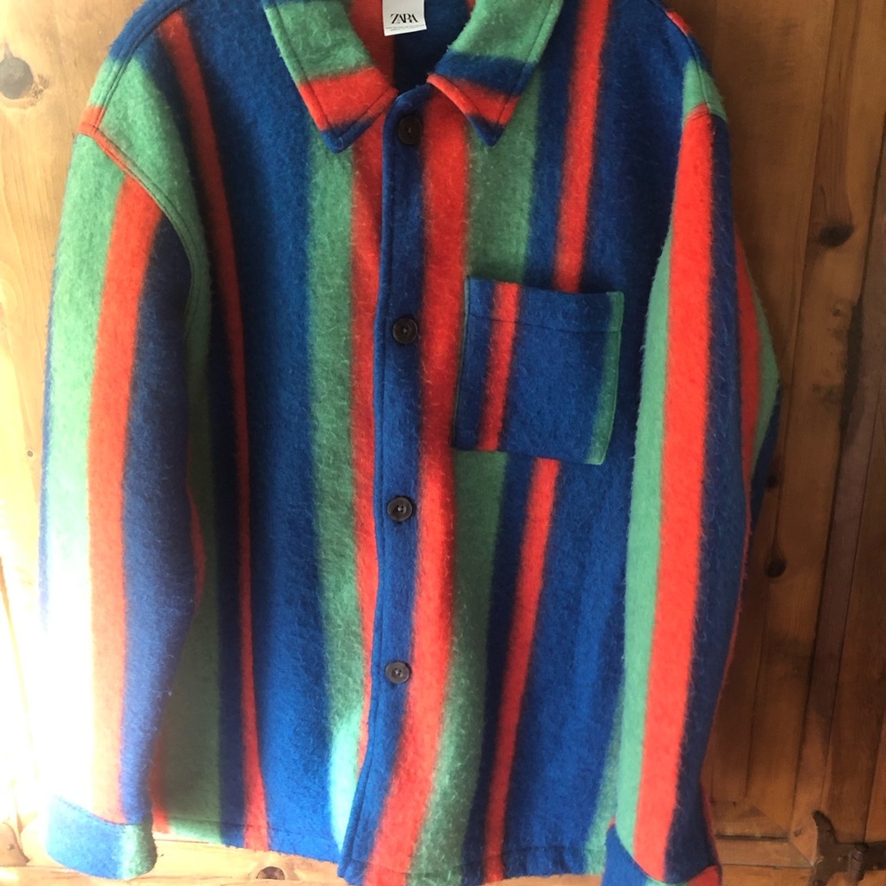 Zara Colorful Striped Jacket